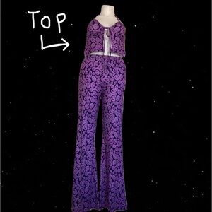 TOP - Drippy Smiley Face Tie Front/ Back